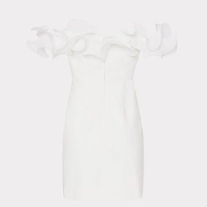 Milly white ruffle dress